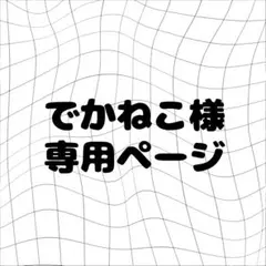 でかねこ様 専用ページ