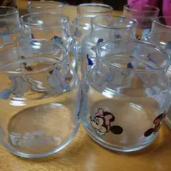 ディズニー✕ファンタ　ガラス容器 １１セット