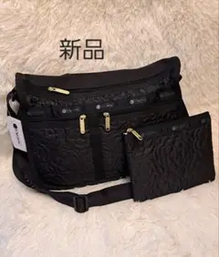 新品 LeSportsac ショルダーバッグ　 パフィーブロッサムズ　マチ拡張