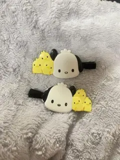 ポチャッコ サンリオ ビッグ ロング ヘアクリップ 前髪クリップ ピン