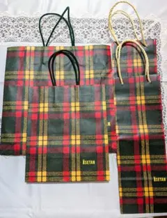 ISETAN 伊勢丹 ショップ袋 3種類 4枚セットのサムネイル