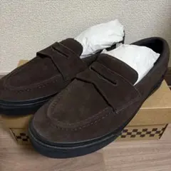 VANS スウェードスニーカー ブラウン 26cm ローファー バンズ ヴァンズ