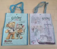 ディズニーリゾート　ダッフィー　ジェラトーニ　ショッピングバッグ