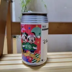 ディズニークリスマス ラベル缶 『ミッキー＆ミニー』※ステッカー