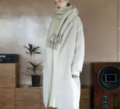 TODAYFUL アイボリー ロングコート 38