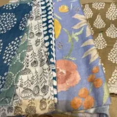 ナニイロや　花柄・幾何学模様 ガーゼ生地セット