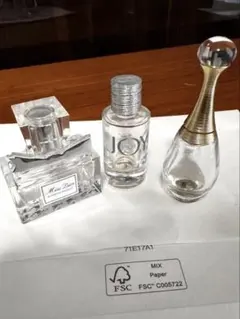 DIOR 香水ボトル 3本セット