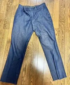 BEAMS HEART パンツ　デニム調　スラックス