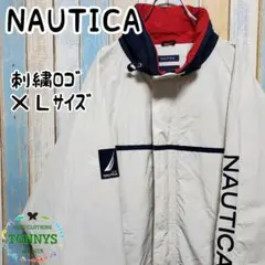 A754☆ノーティカ☆セーリングジャケット☆ナイロンジャケット☆デカロゴ刺繍