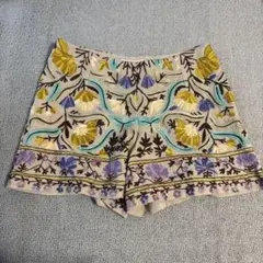 GRACE CONTINENTAL 刺繍ショートパンツ ベージュ　サイズ38のサムネイル