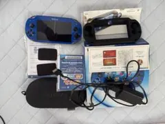 PSVita 1000 本体 サファイアブルー ほぼ新品 6673 - メルカリ