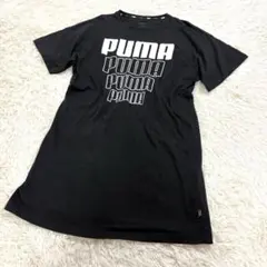 PUMA ブラック ロングTシャツ　M レディース
