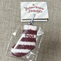 ジェラートピケ ポップアップストア 表参道　チャーム ソックス レッド　赤　靴下