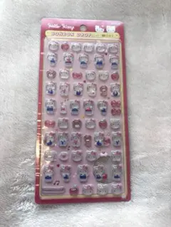 【正規品】サンリオミニ　赤キティ　ボンボンドロップシール