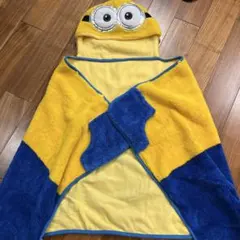 USJ ミニオン　ポンチョ型ブランケット