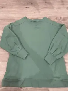 studio CLIP みんなで作ったヨレにくい小技スウェット　グリーン　F