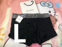男性用　黒Lサイズ　Calvin Klein ボクサーパンツ　ボクサーブリーフ