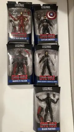 マーベルレジェンド　アイアンマン他　シビルウォーセット