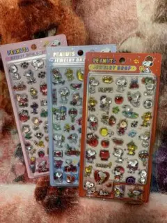 スヌーピー⭐︎硬いシール⭐︎３枚セット