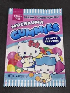 【新品・限定品】ちいかわ × サンリオ ムチャウマお菓子ポーチ ハチワレ キティ