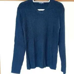 レディース　セーター　ニット　長袖　黒　ブラック　M