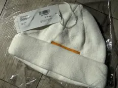 【新品未使用】UNION ロゴ ビーニー 定価7,700円 ニット帽 ホワイト