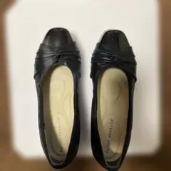 Refresh Walk ブラック フラットシューズ