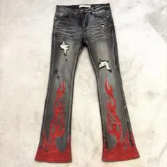 【希少✨】ARMOR JEANS STACKED フレアデニムパンツ 34✖️36