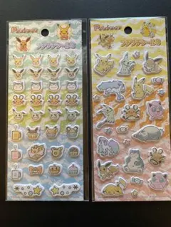 ポケモン　プチプチシール３ ２点セット