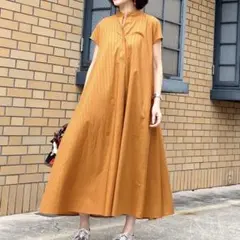 PASSIONE パシオーネ ストライプシャツワンピースのサムネイル
