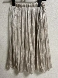 最終値下げ　グローバルワーク　プリーツスカート　アイボリー130cm
