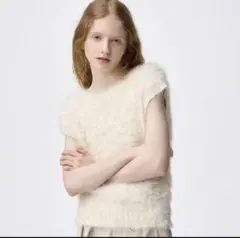 フェザーヤーンニットプルオーバー