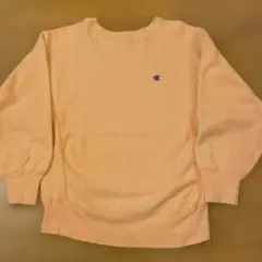 80s 美品 ピーチ チャンピオン リバースウィーブ スウェット USA製