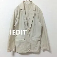 イディット IEDIT フェリシモ テーラードジャケット ベージュのサムネイル