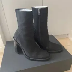 ANN DEMEULEMEESTER  スウェードヒールブーツのサムネイル