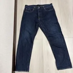 UNIQLO JEANS ストレートデニム インディゴのサムネイル