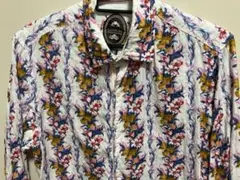 GANESH 花柄 長袖シャツ S
