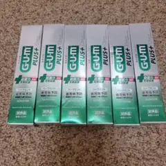 SUNSTAR G U M PLUS 歯磨き粉 6本セットのサムネイル