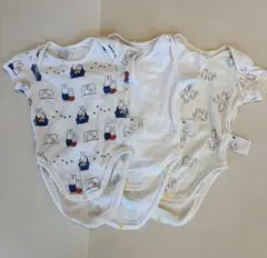 ユニクロBABY ボディスーツ 70 3枚セット　ロンパース