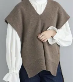 SHIPS タスマニアラムウールベスト