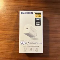 ELECOM 20W USB Type-C充電器 MPA-ACCP6820WH