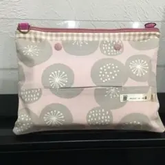 ［s411]北欧柄　ショルダーティッシュケース　保育士　お散歩かばん