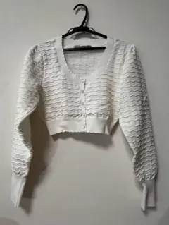 ZARA ホワイト カーディガンのサムネイル