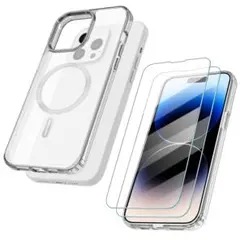 iPhone 14 Pro Max ケース MagSafe対応 保護フィルム