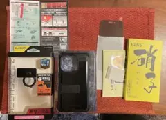 エレコム iPhoneケース14Pro 6.1inchとフィルム2枚まとめ売り