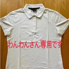 BLUE LABEL CRESTBRIDGE 半袖ポロシャツ 38 三陽商会 白 - メルカリ