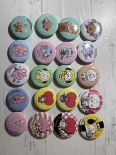 BT21 ファミマコラボ　缶バッチ