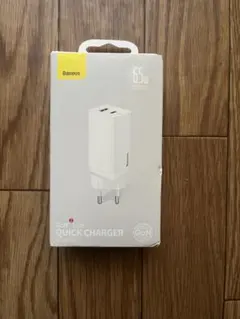 Baseus GaN2 Lite 65W 急速充電器 USB-C + USB-A