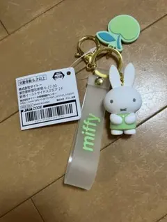 ナムコ　ミッフィーストラップ　緑色