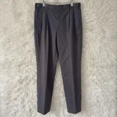 ユニクロ UNIQLO チノパン スラックス W85 ダークグレー